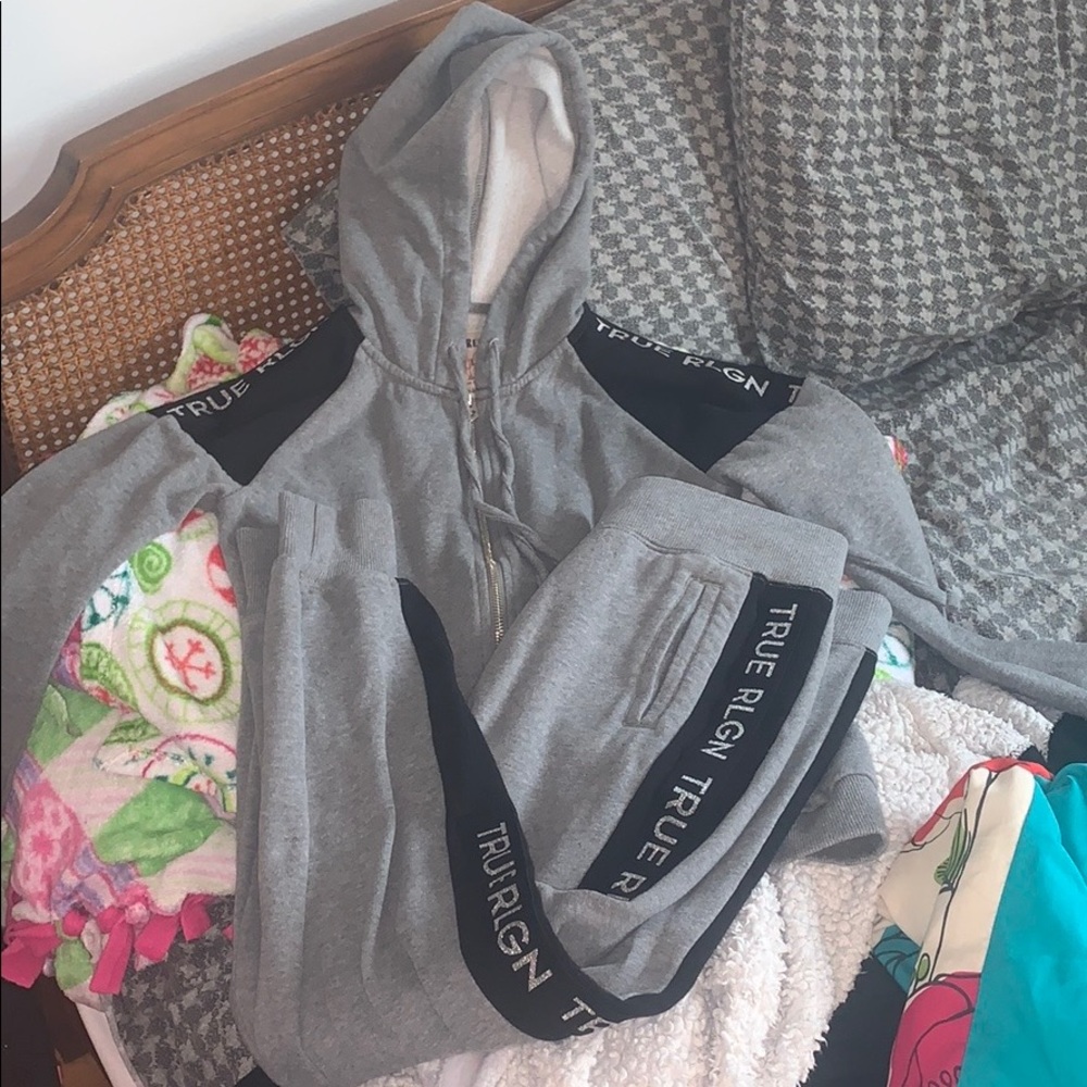 True Religion Sweatpants Suit